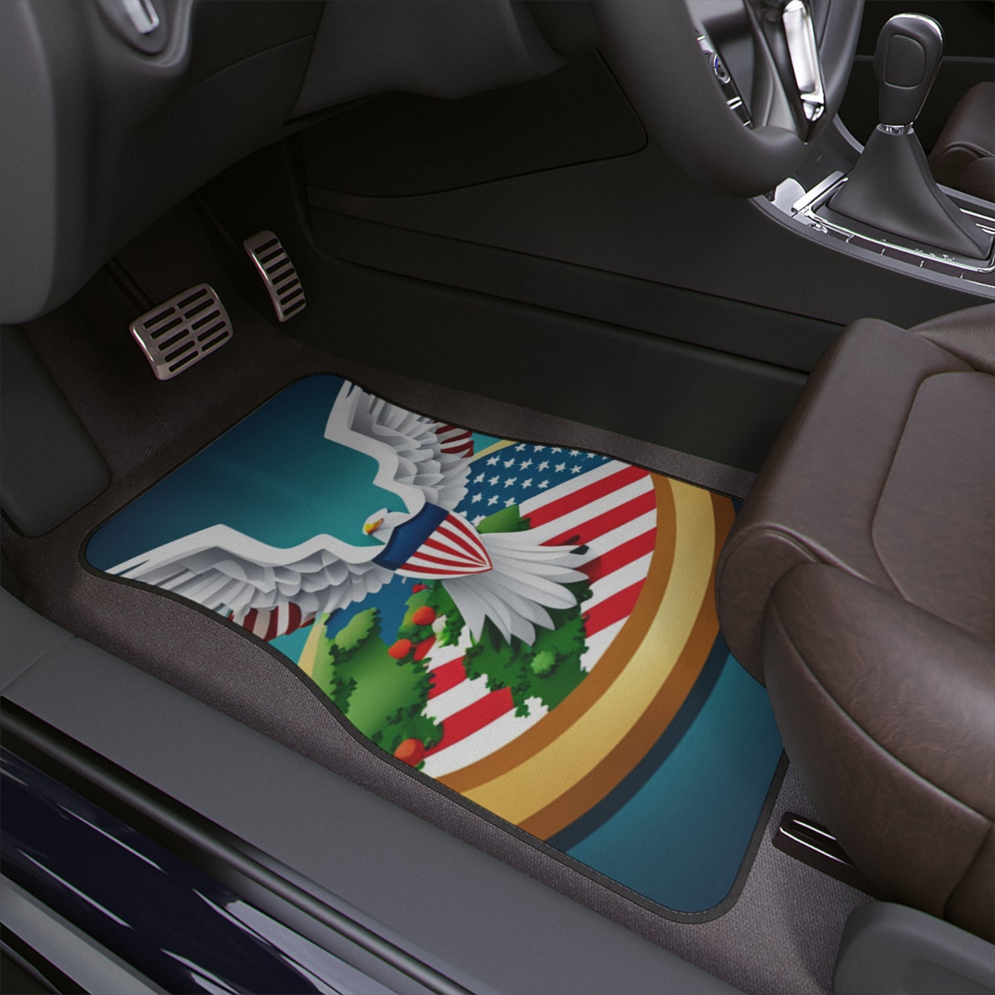 Eagle Car Mat (Isometric)