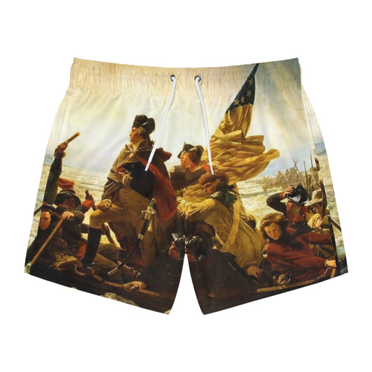 Patriotic Plunge Trunks