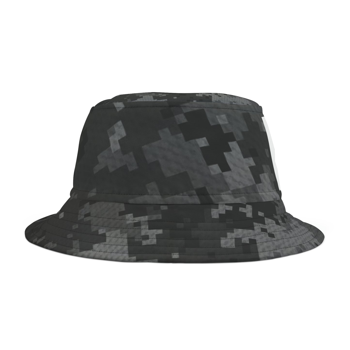 Black Multi Camo Bucket Hat