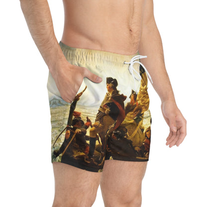 Patriotic Plunge Trunks