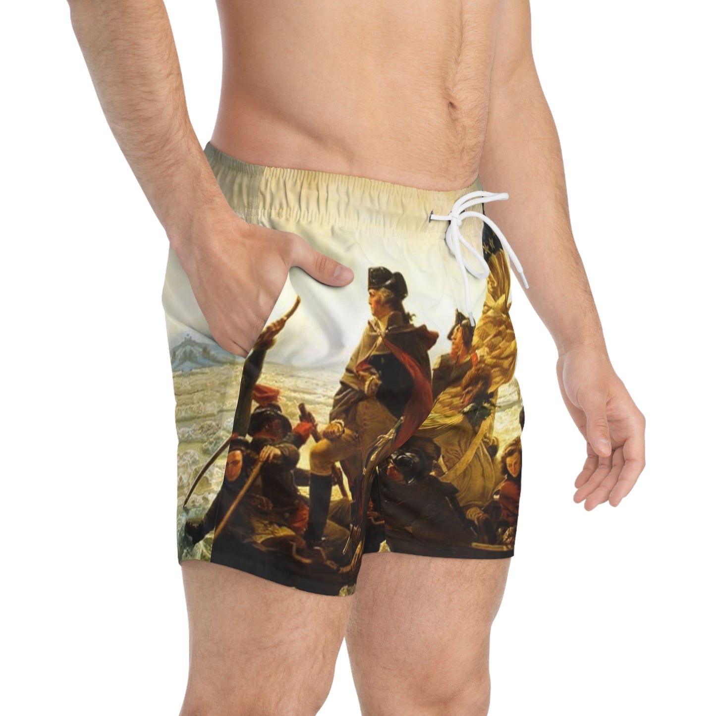 Patriotic Plunge Trunks