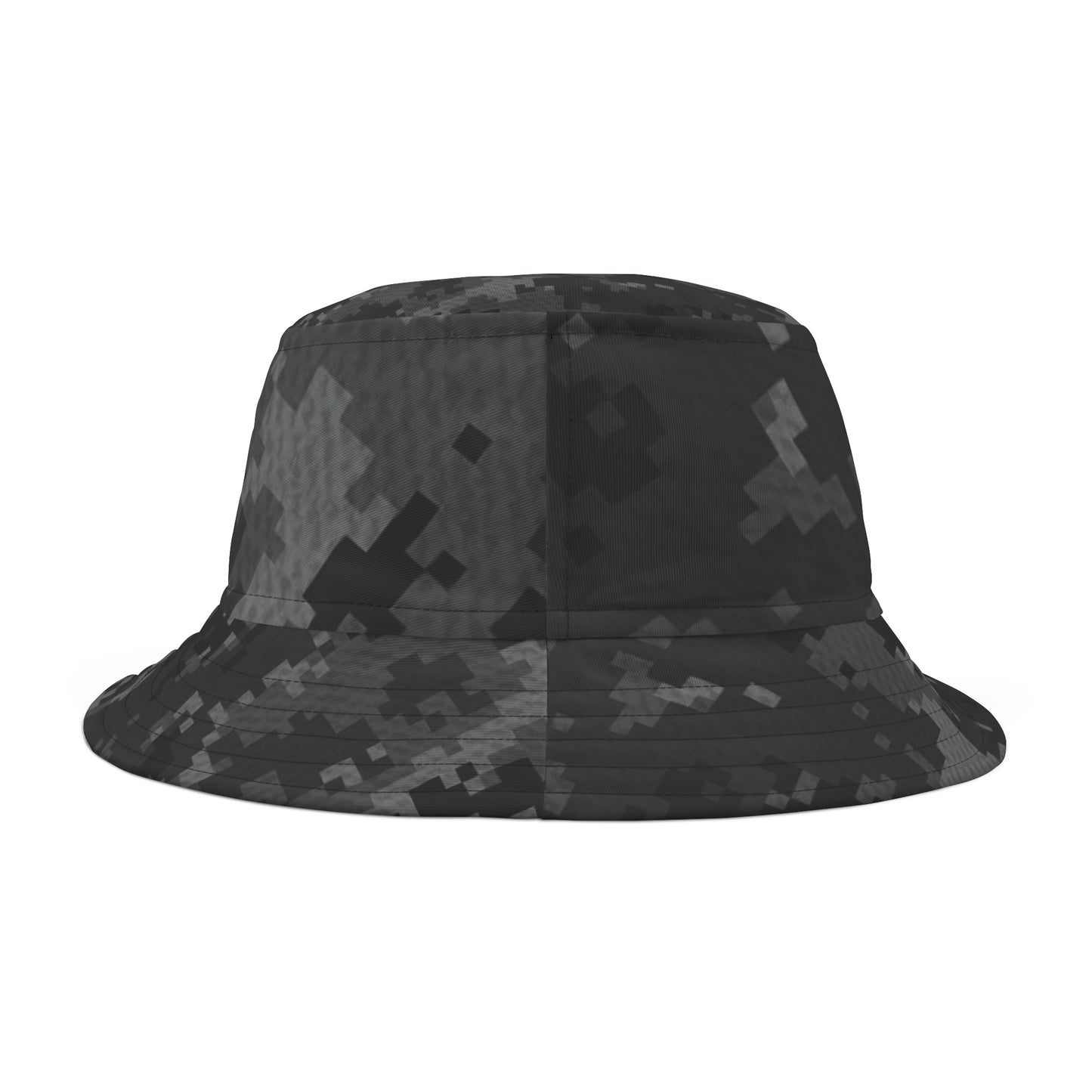 Black Multi Camo Bucket Hat